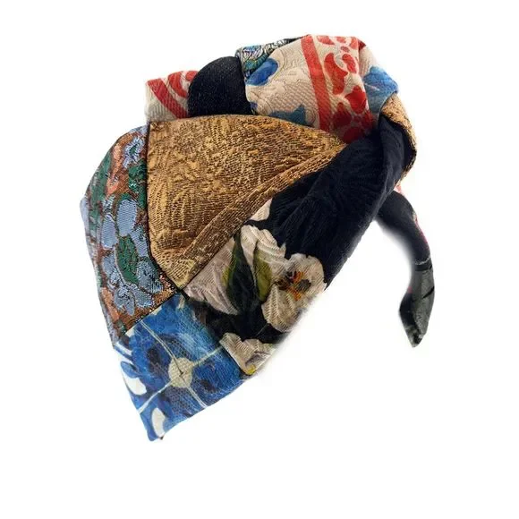 Dolce & Gabbana Multicolor Floral Headscarf - Picture 3 of 3